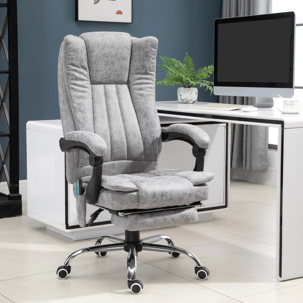 Sedia da ufficio ergonomica con schienale regolabile e braccioli ¨C Minimal ¨C Grigio