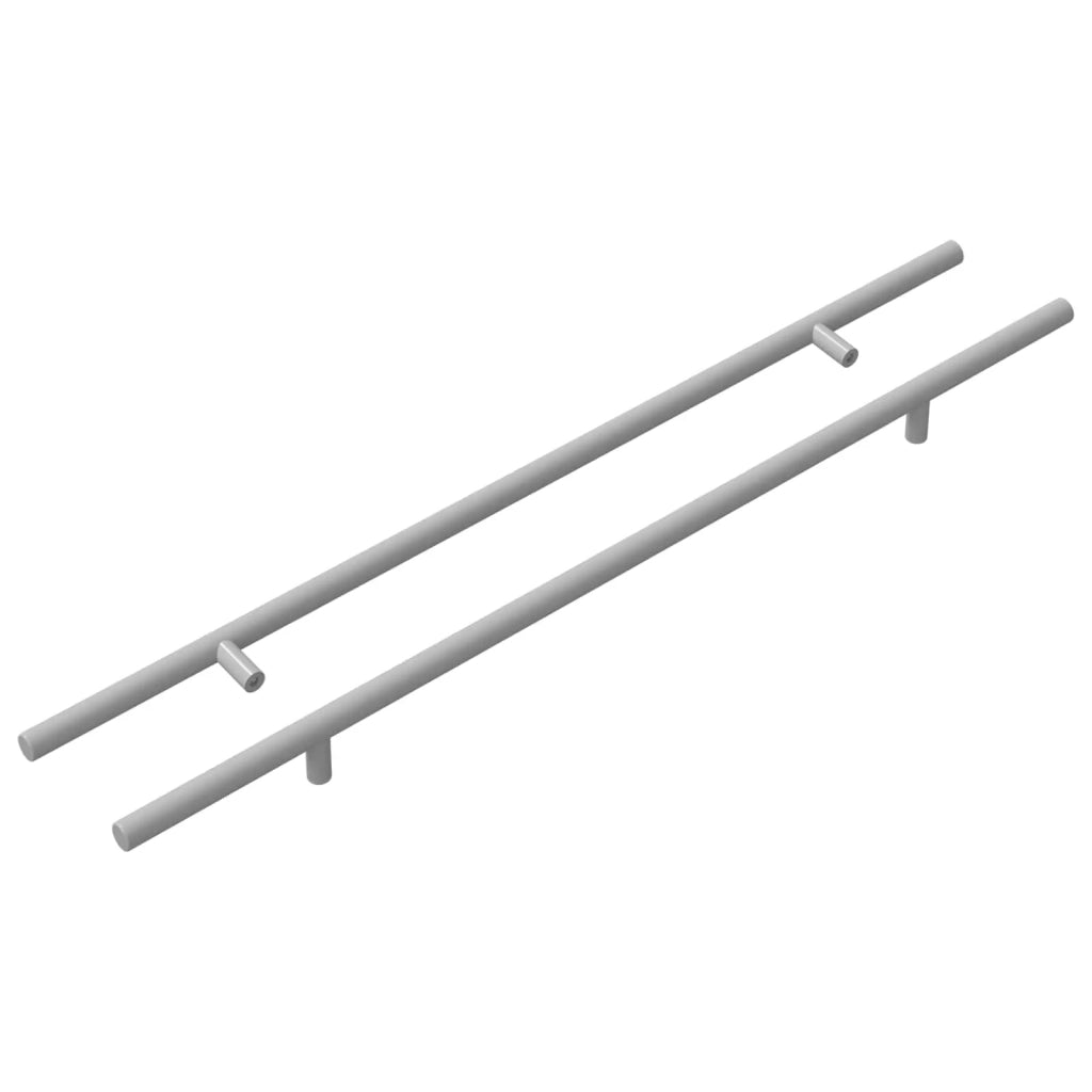 Manico 2 pcs Argento 500 mm Acciaio 864735