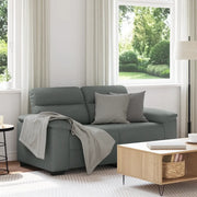 Divano a 2 Posti-Sofa 2 Posti Grigio Scuro 120 cm in Tessuto 377146