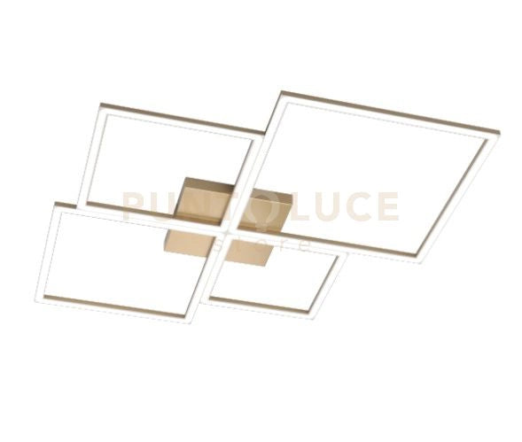 FOUR SQUARES APPLIQUE-PLAFONIERA 90 CM. GOLD 1162-90-GO