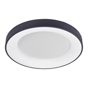 Plafoniera LED tonda nero/bianco 50W 60cm Italux Giulia