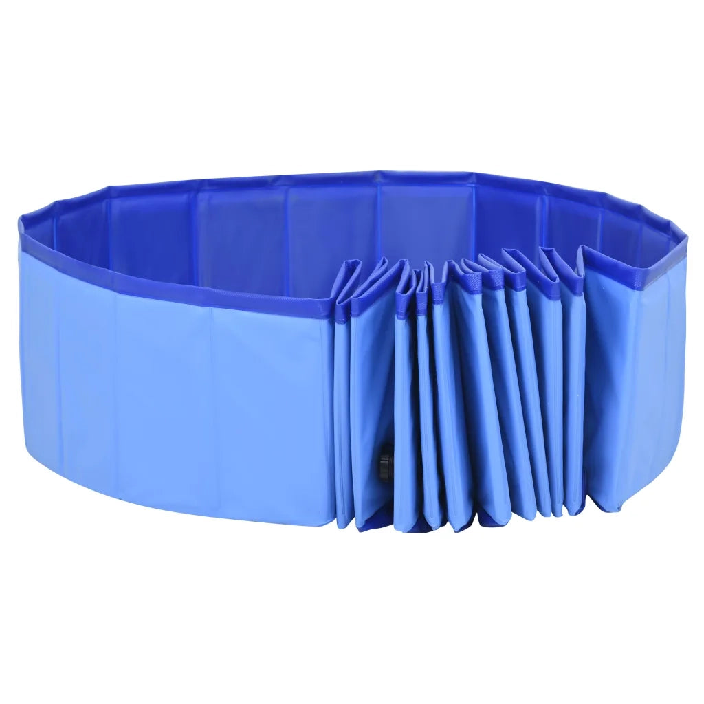 Piscina per Cani Pieghevole Blu 200x30 cm in PVC 92602