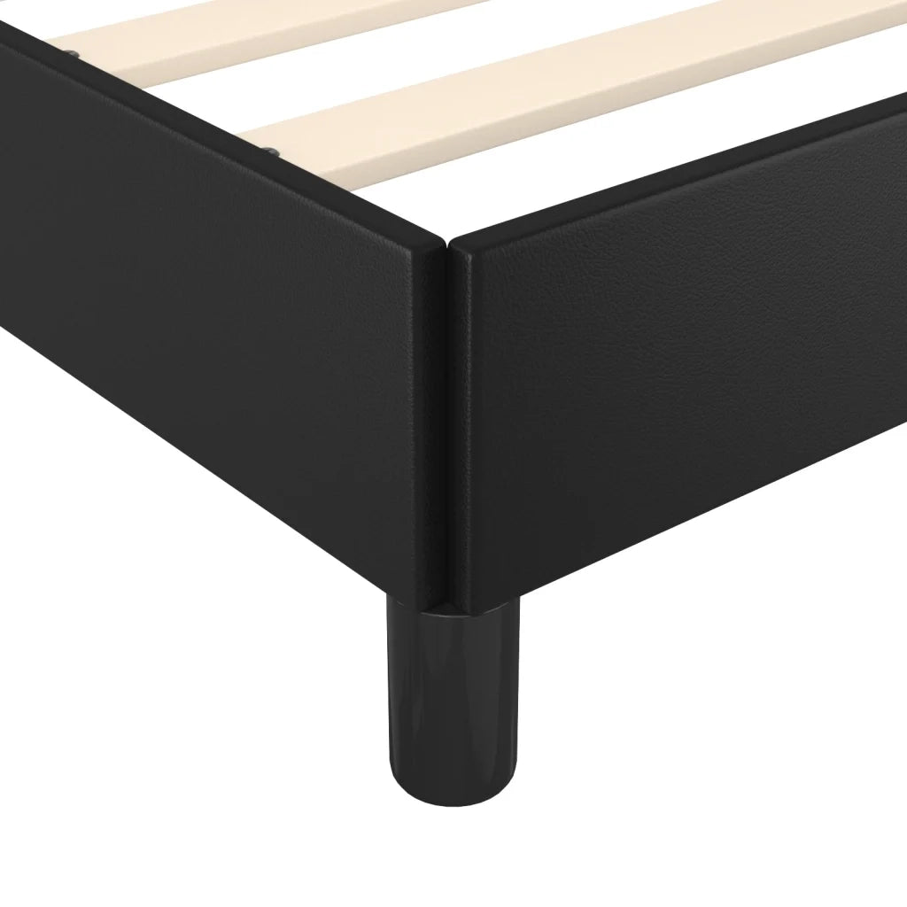 Giroletto Nero 160x200 cm in Similpelle 347257