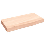 Mensole Parete | Scaffale a Parete | Ripiano a Parete 40x20x4 cm Legno Massello Rovere Non Trattato