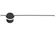 Applique moderna specchio Alamiya nera 61cm LED 8W Reality