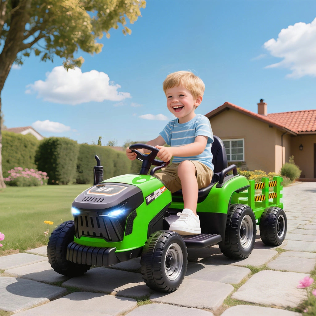 Trattore per Bambini Elettrico ¨C Zephmum ¨C Verde