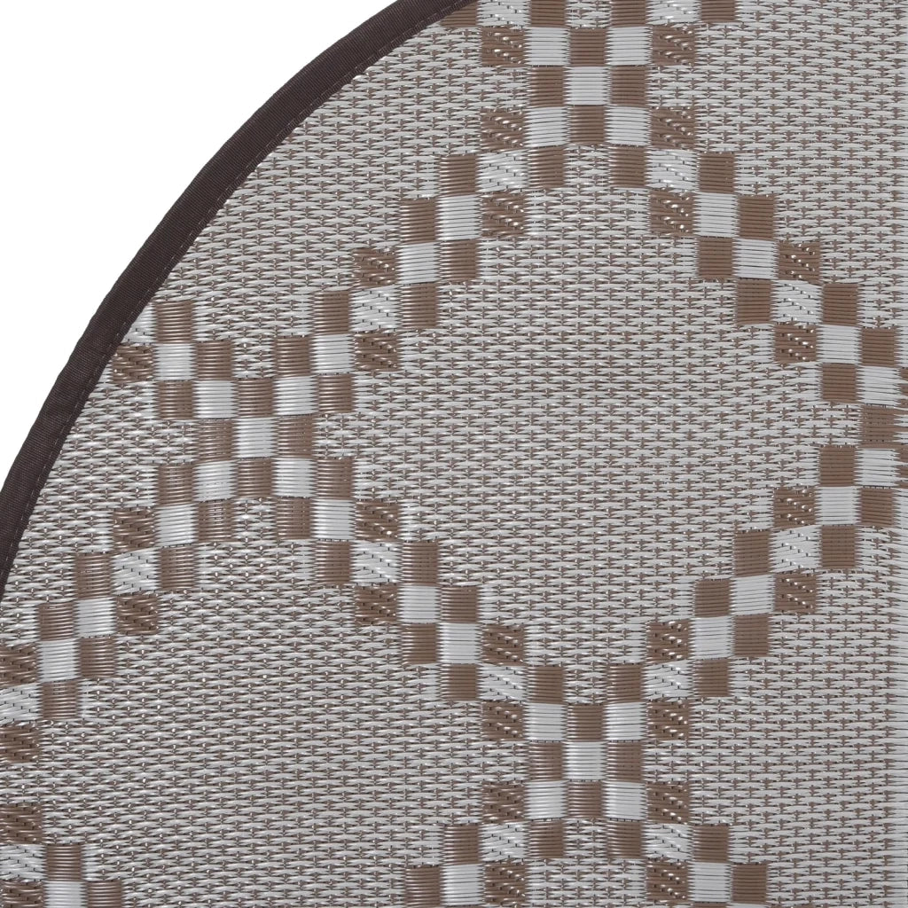 Tappeto da Esterni ARAKIL Marrone ?160 cm in PP CFW9656425