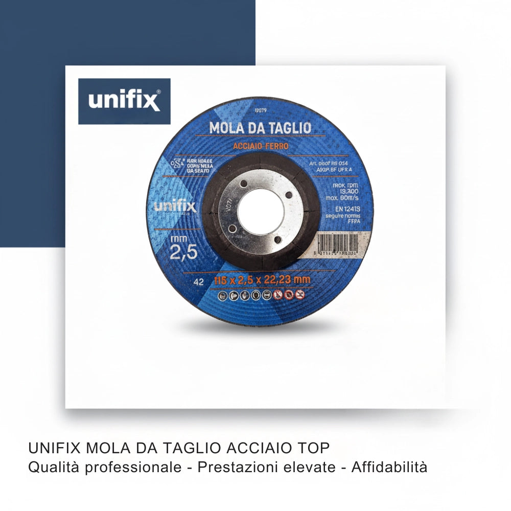 Disco da taglio top per materiali pieni acciaio ferro tubi e profilati *** misura Ø 230 x 3,0 x 22 mm, confezione 1