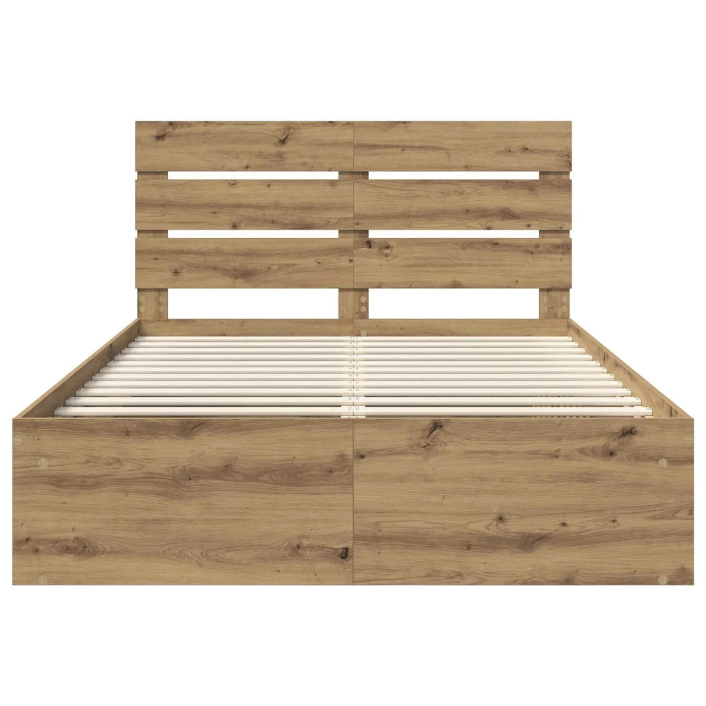 Struttura del letto Rovere Artigianale 140 x 190 cm 3411751