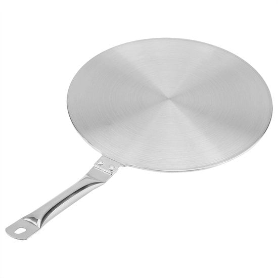 Convertitore Induttivo - Diffusore di Calore - Cucina Energeticamente Sostenibile - 20 cm - Acciaio Inossidabile - Adatto per Piani Cottura Induttivi - Acciaio Inossidabile