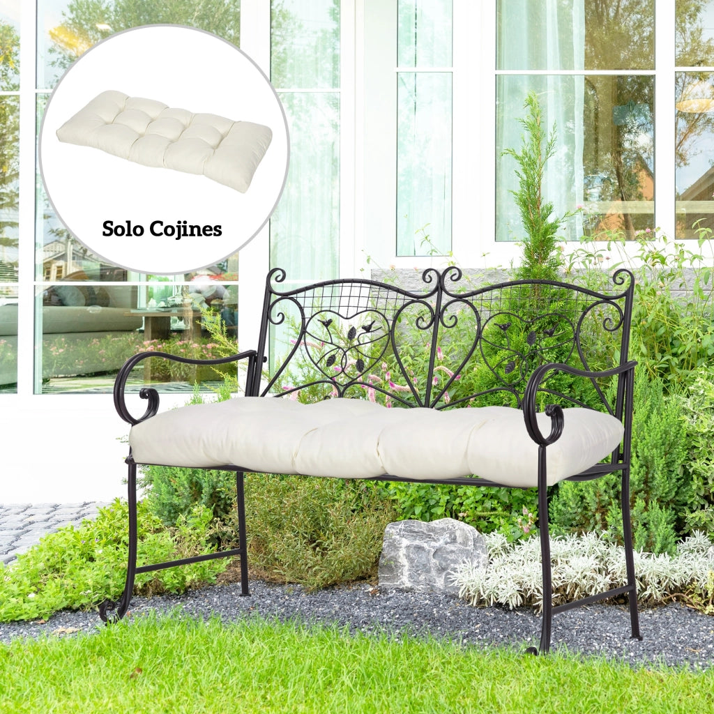 Cuscino per Divano 2 Posti ¨C Minimal ¨C 110x48x8 Crema