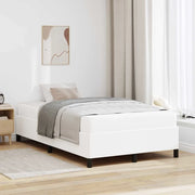 Struttura del letto con materasso Bianco 120 x 200 cm Tessuto 3398995