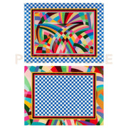 TOVAGLIETTA RIGIDA DISEGNO RAINBOW SET DA 2