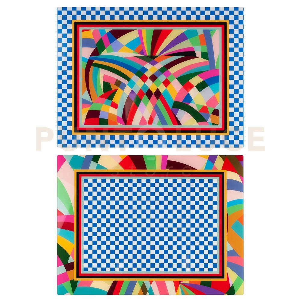 TOVAGLIETTA RIGIDA DISEGNO RAINBOW SET DA 2