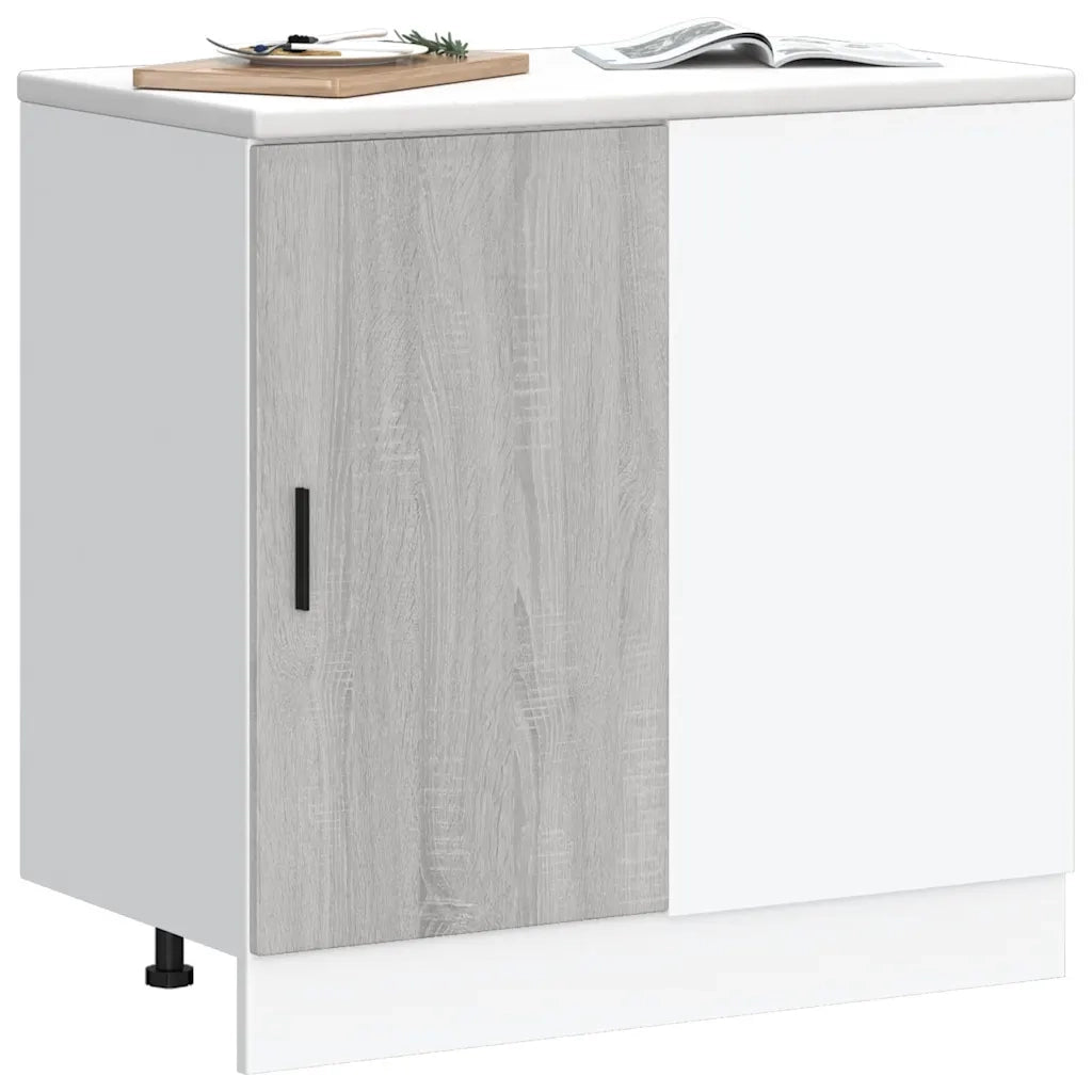 Mobile Base Lavello “Lyon” Grigio Sonoma in Legno Multistrato 854294