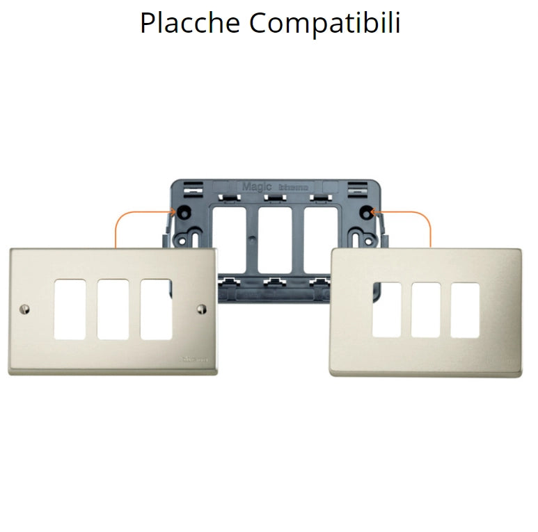 Ronzatore bianco 220 vac serie bticino magic 5048n