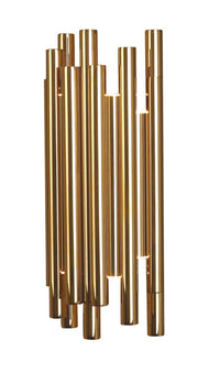 Applique decorativa a tubi ottone Maxlight Organic LED 8W