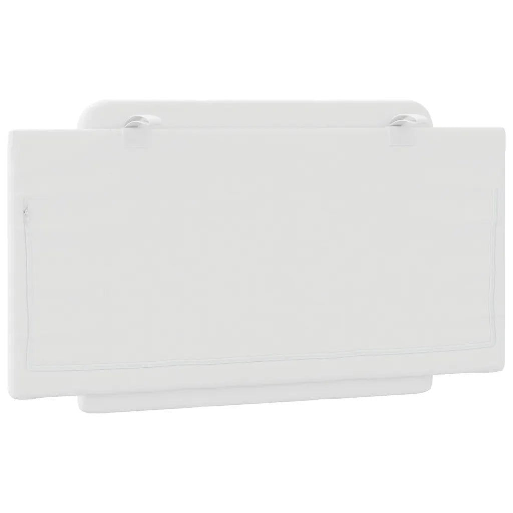 Cuscino Testiera Zadar Bianco 100 cm in Similpelle 374844