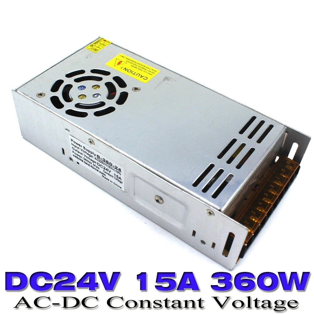 Trade Shop - Alimentatore Trasformatore Stabilizzato Per Strisce Led 24v Dc Swintching Ampere -