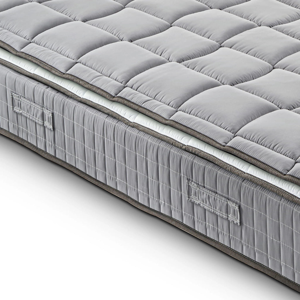 Materasso Matrimoniale 160x190 Molle progressive - Alto 27 cm - Ortopedico - Sfoderabile - con topper Memory in OMAGGIO