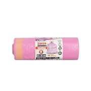 MAURY'S SACCHI PER PATTUMIERA 55X65CM IN ROTOLO DA 40 PEZZI ROSA