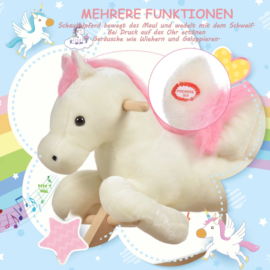 Cavallo a Dondolo con Suono ¨C zephmum ¨C Grigio