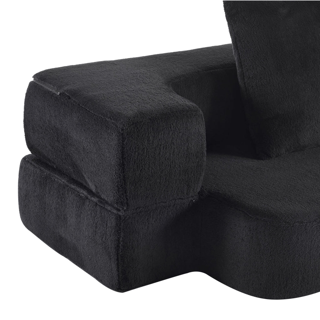 Divano Letto Trasformabile ¨C MINIMAL ¨C Nero