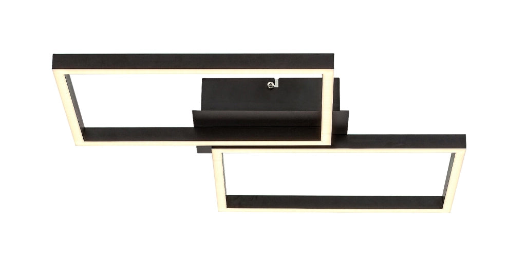 Plafoniera LED 40W RGB dimmerabile nera Rabalux 71032