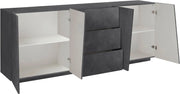 Mobile VEGA L 220 x H 86 x P 43 cm grigio ardesia