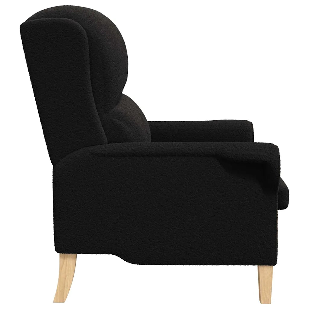 poltrona Nero Tessuto Sherpa morbido 42009855