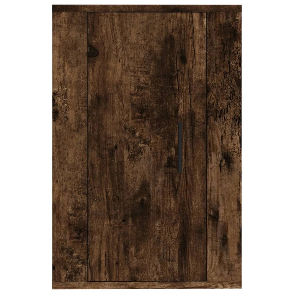 Mobile TV multimediale da parete mensola TV credenza TV per sala da pranzo soggiorno camera da letto 2 pezzi rovere affumicato 40 x 34,5 x 60 cm marrone 02_0028983