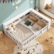 Daybed - Xylo - 140x190 cm USB balaustra bianco
