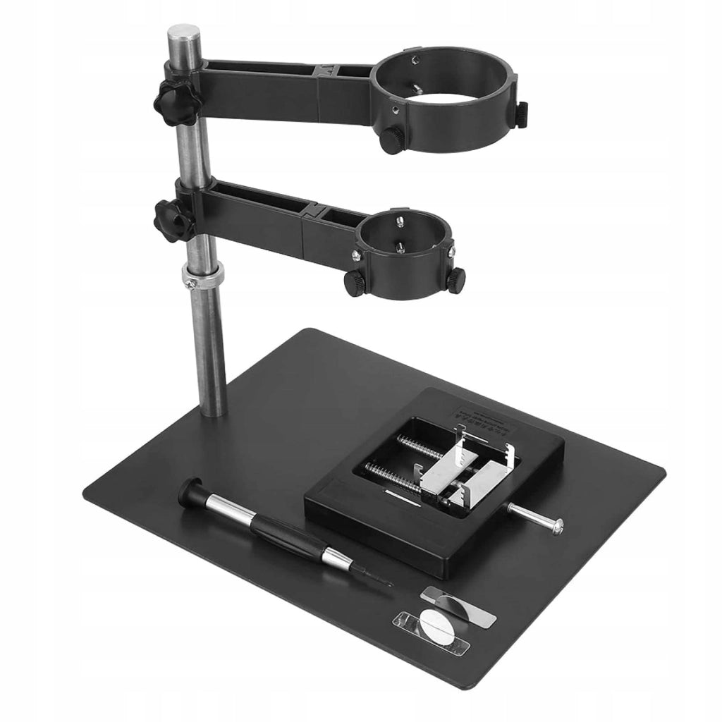 Piattaforma di Montaggio Rosfix per Hotair e PCB – Ufficio Tecnico con Lente d'Ingrandimento | Alta Precisione