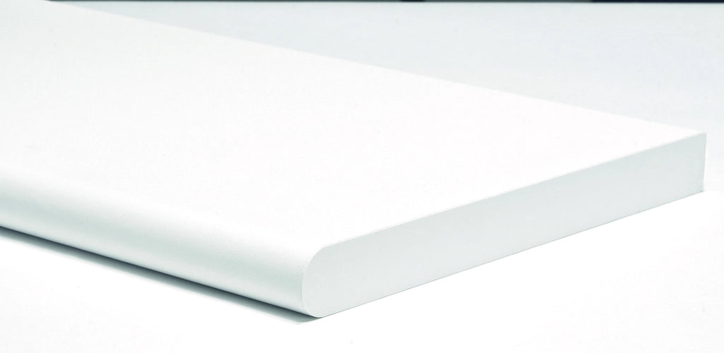 MENSOLA MURALE STONDATA Col. Bianco cm. 80x20x1,8
