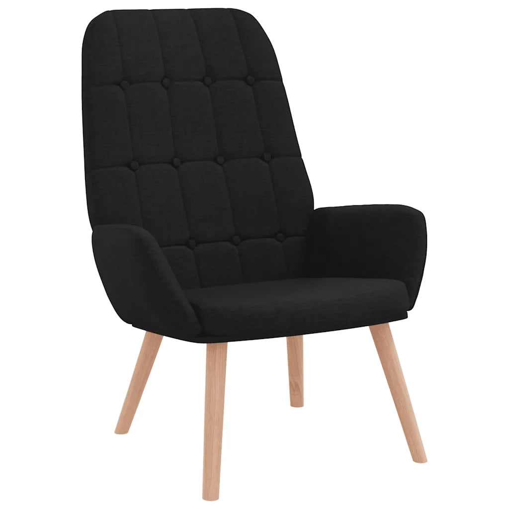 Sedia Relax Nera in Tessuto 4102647