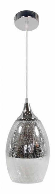 Lampada a sospensione Candellux Celia cromata Ø16 E27