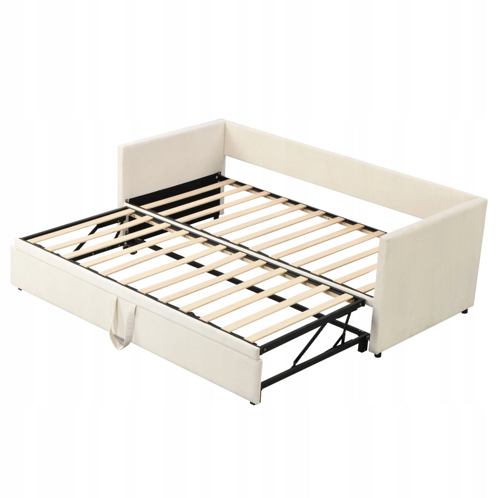 Letto a scomparsa imbottito - Xylo - 90x180x200 - Beige