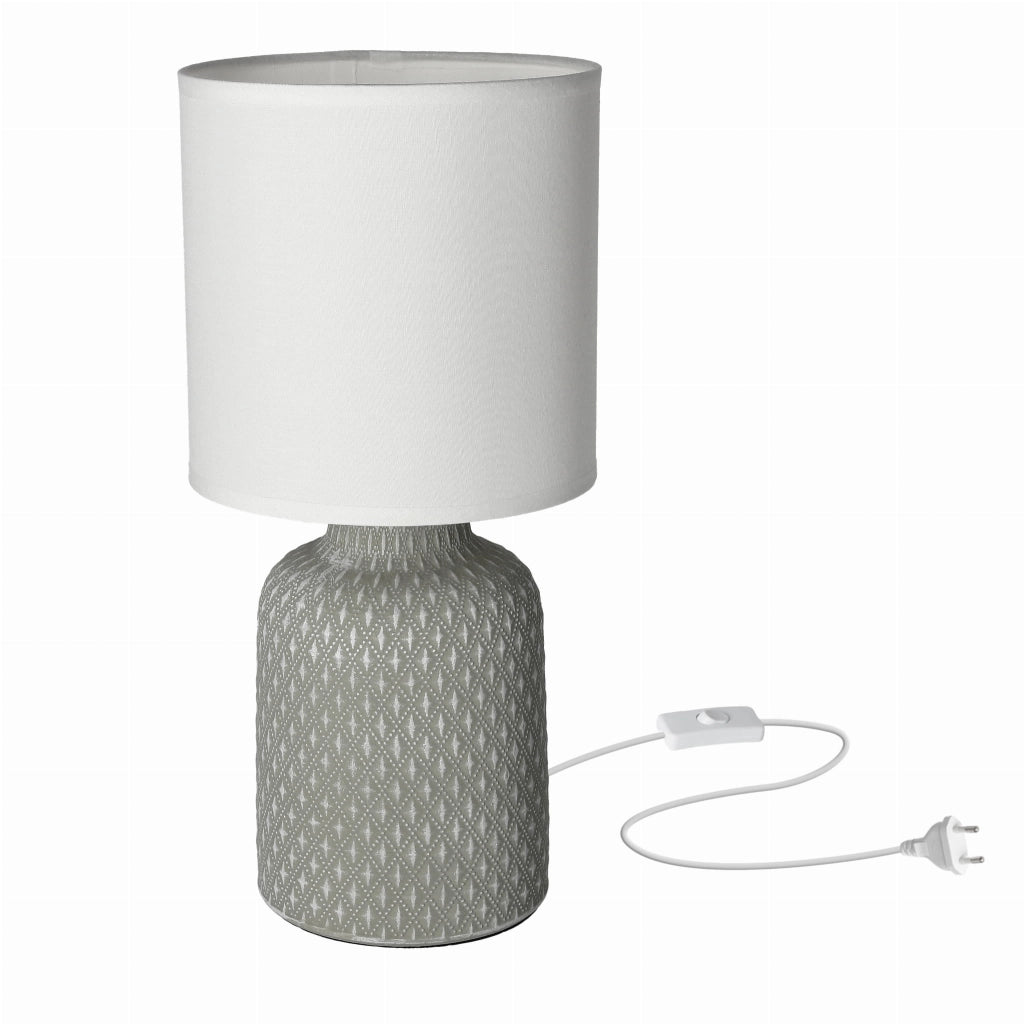 Candellux INER 41-79886 lampada da tavolo grigia E14