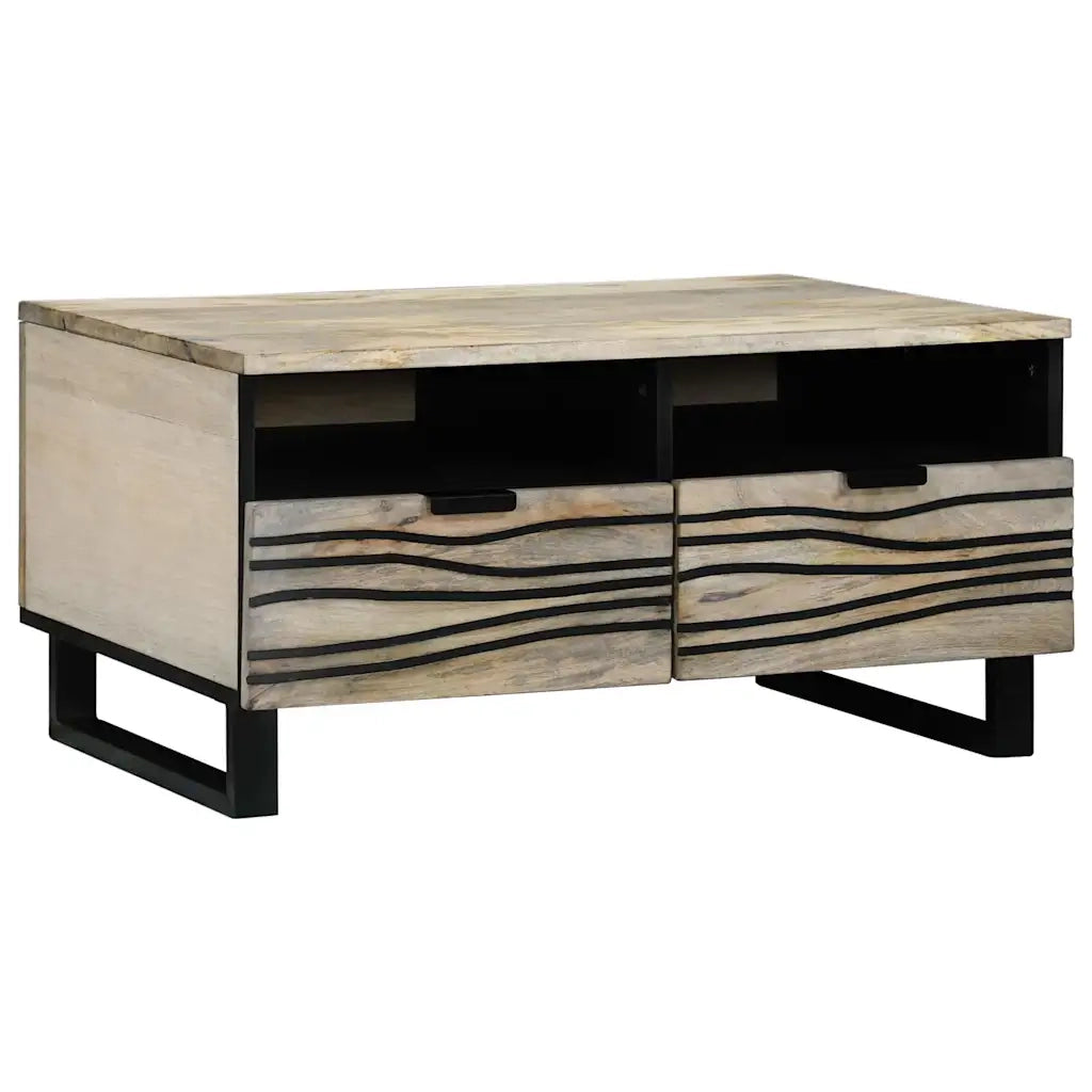 Tavolino da salotto | Tavolino da caff¨¨ | Tavolino da Soggiorno Bianco 80 x 54 x 40 cm Legno ingegnerizzato