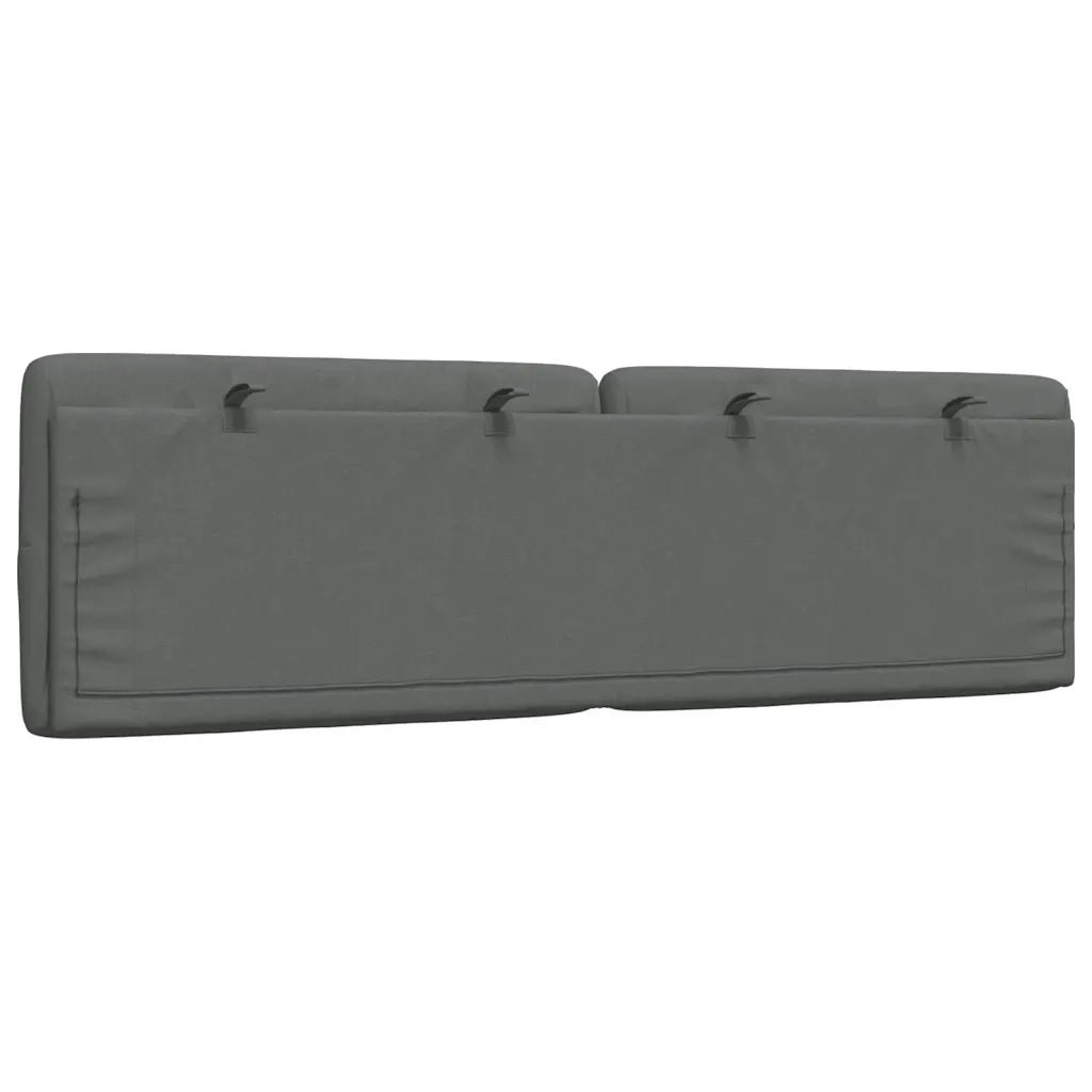 Cuscino Testiera Grigio Scuro 160 cm in Tessuto 4019227