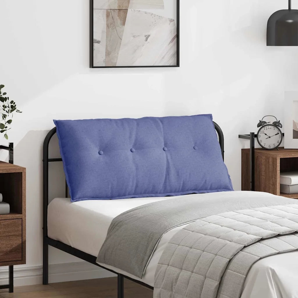 Cuscino per Schiena Blu jeans 100 x 19 x 50 cm Tessuto 42014758