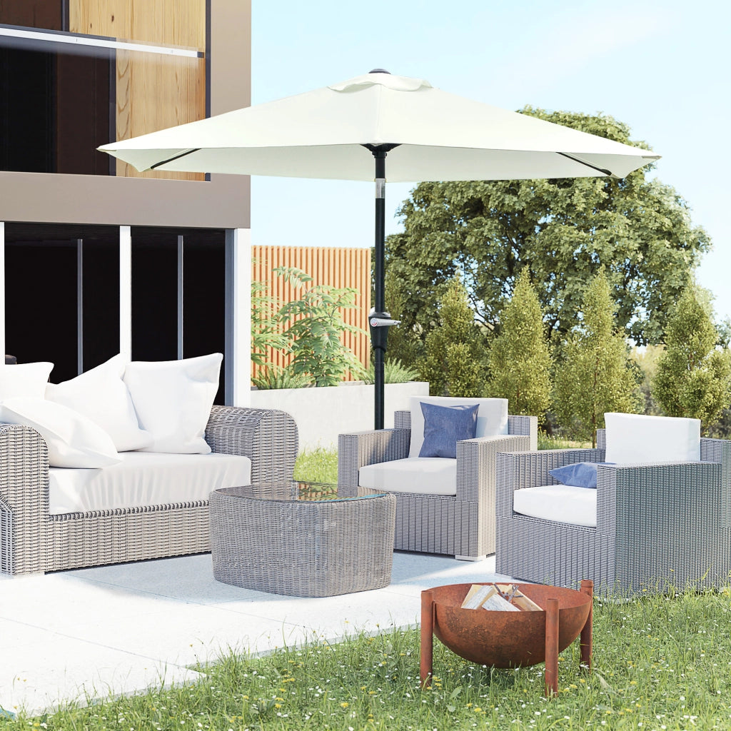 Ombrellone da Giardino ¨C Minimal ¨C Crema 230x216 cm