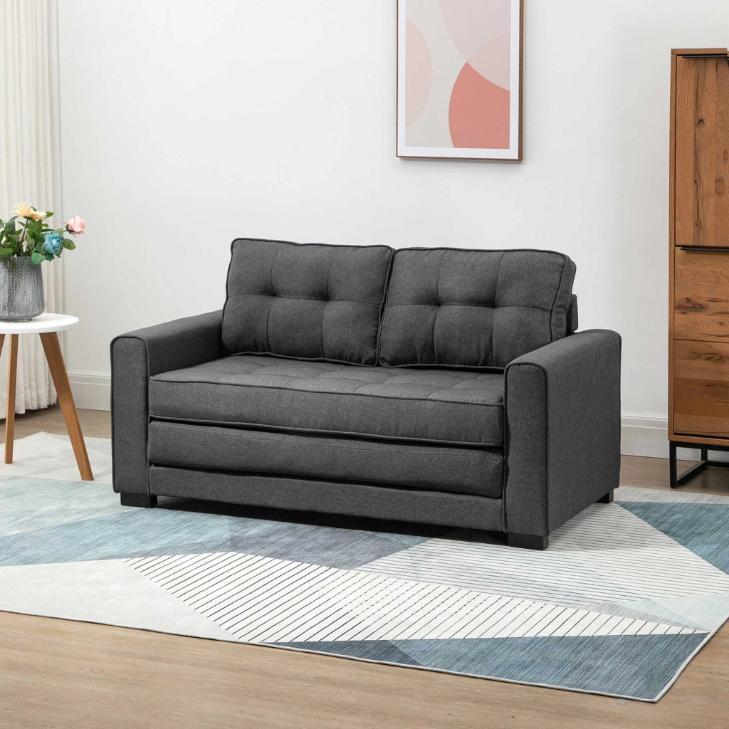 Divano letto 2 posti ¨C Minimal ¨C grigio 147,5x75x85 cm