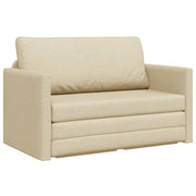 Divano letto | Sof¨¤ letto | Letto singolo 110cm Crema Tessuto