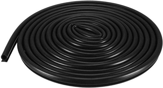 Striscia di chiusura per finestra - Nastro di guaina - Montaggio semplice - Nero - Sigillatura - Ideale per porta e finestra - 3 metri di lunghezza