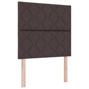 Testiera | Testata Marrone Scuro 100 cm Tessuto