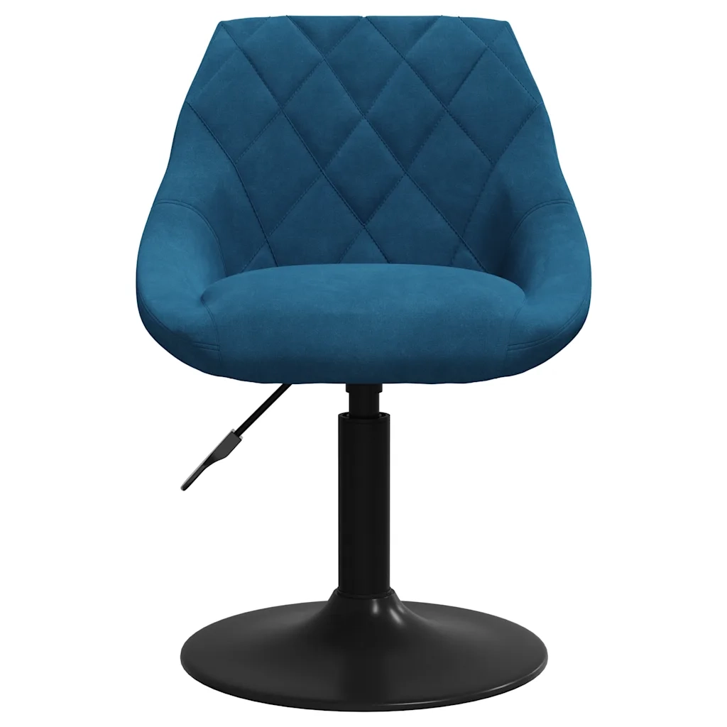 Sgabello da Bar Blu in Velluto 335320
