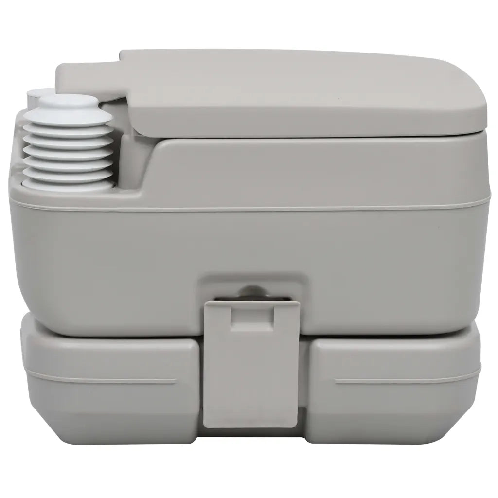 WC Portatile per Campeggio Grigio 10+10 L 30136