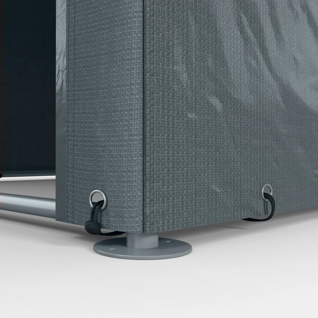 Capanno per Attrezzi e Garage Bici Moto ¨C Minimal ¨C 1.6x2m Grigio Scuro