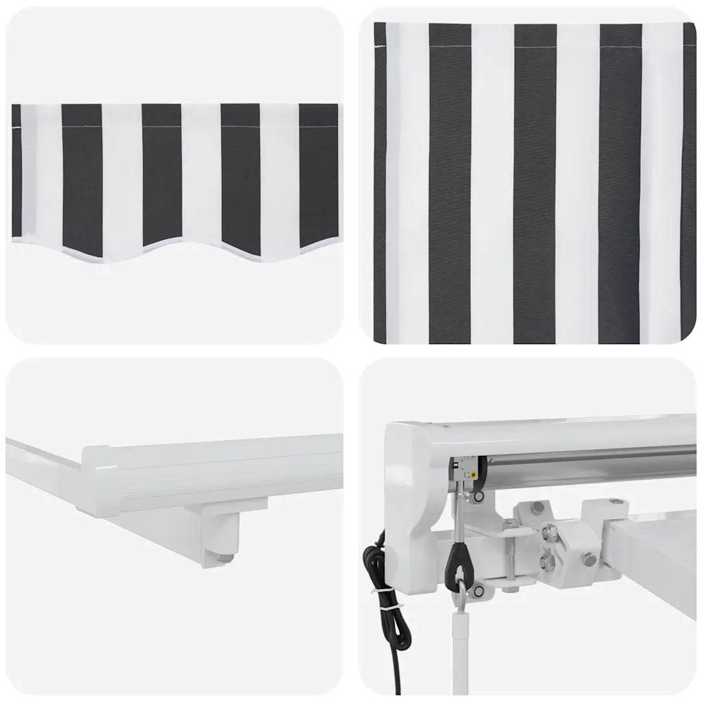 Struttura della tenda Antracite e Bianco 350 x 200 cm 3329680